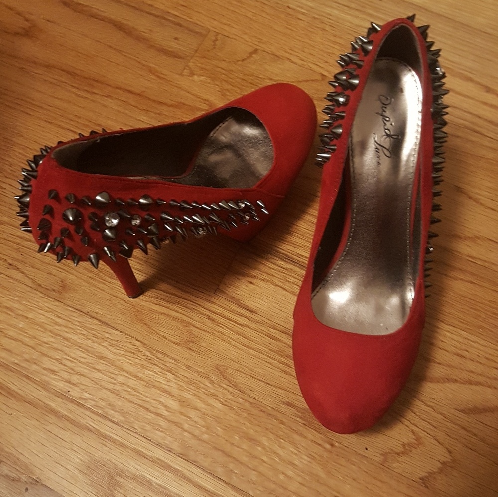 Red High Heeled Shoes